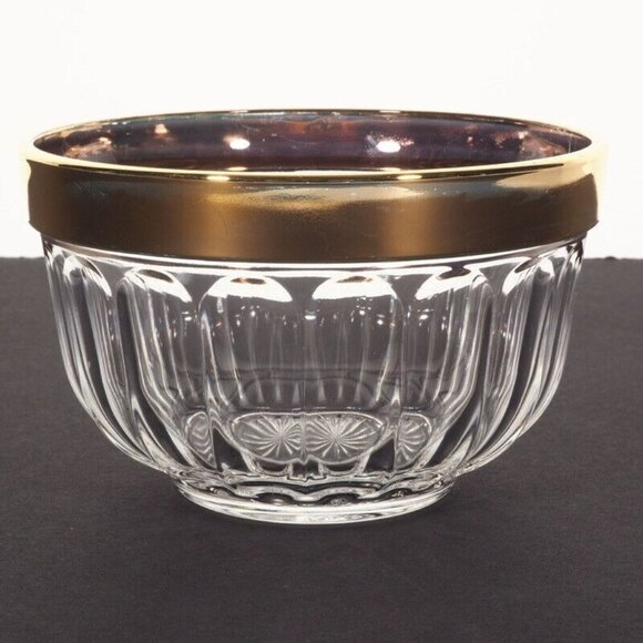 Gold Trim Candy Dish Dessert Bowl Baroque Small - Picture 3 of 6